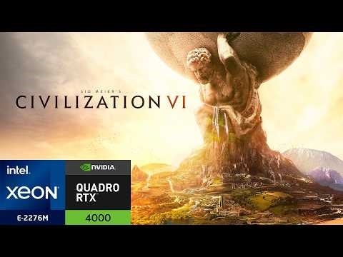 Sid Meier's Civilization VI on RTX 4000 | 💻 GPU test