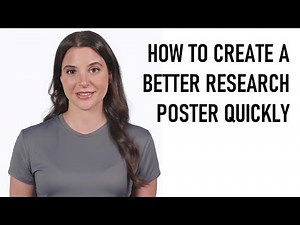 How to Create a Better Research Poster Quickly | Academic Poster Generation in Powerpoint