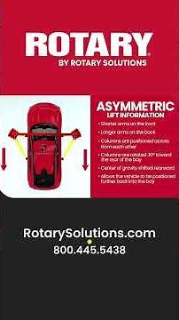 Symmetric vs Asymmetric Rotary® lifts