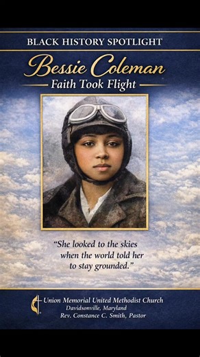 ✈️ Black History Spotlight: Bessie Coleman ✈️ Bessie Coleman refused to let rejection ground her. In 1921, she became the first Black woman pilot in the world. When American flight schools denied her because she was Black and a woman, she did not quit. She learned French, moved to France, and earned her wings. She didn’t just fly planes — she lifted a generation. She refused to perform in segregated venues and used her gift to open doors for others. Her story reminds us that obstacles do not can