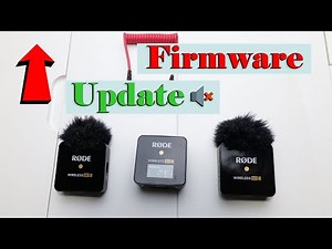 How to update Rode wireless Go II Firmware