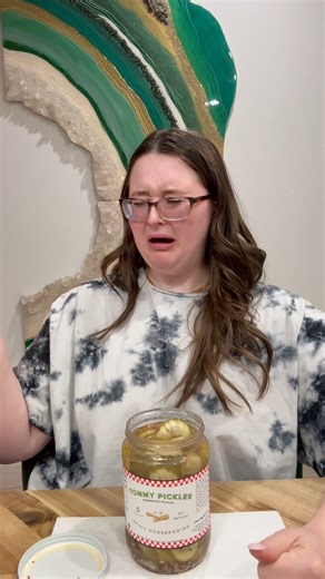 🌟FOOD REVIEW🌟 TOMMY PICKLES PART 1 🌟 RATING 1-10🌟 #foodreview #pickles #pickle #tommypickles #asmrcrunch #mukbang #crunch | Cook It Erica