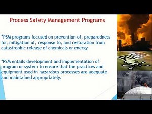 3 Process safety management programs