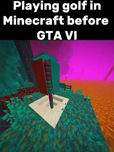GOLF in Minecraft with the NEW UPDATE 🏌️‍♂️🔥 #minecraft