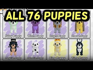 How to Get ALL 76 PUPPIES in FIND THE PUPPIES ROBLOX