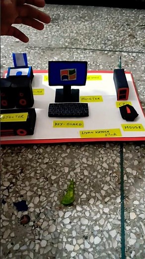Computer Model Project For Class 3#viral #trending #public #project #computerscience #computer