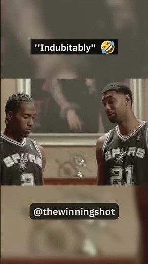 ''Indubitably'' 🤣 #shorts #nba #kawhileonard