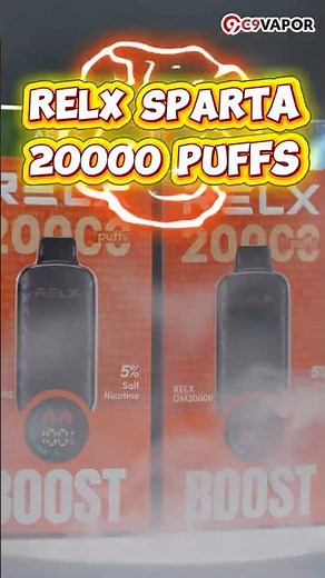 Relx Sparta 20k Unboxing & First Impressions | 20,000 Puffs! #review