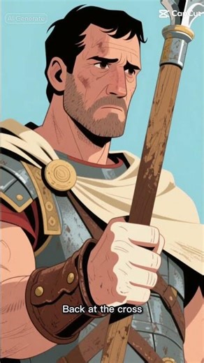 Longinus Moment of Doubt Turned Divine #christianity #miracle #shorts