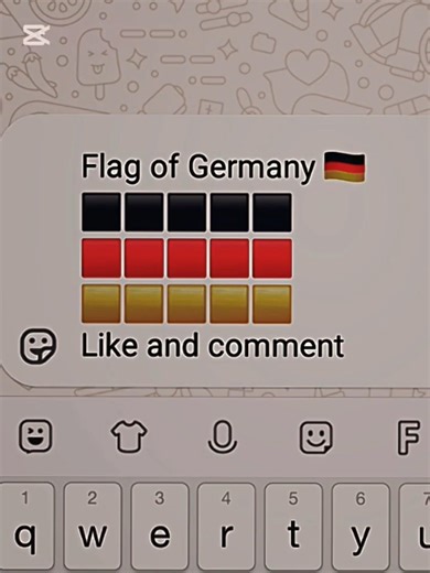 Flag of Germany 🇩🇪 #emoji #art #germany #emojyfind #love #tutorial #flagdrawing #drawing #country