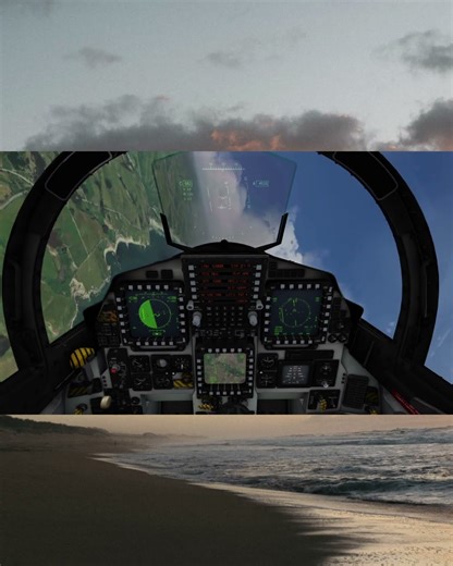 Air superiority fighting F15 E cockpit view