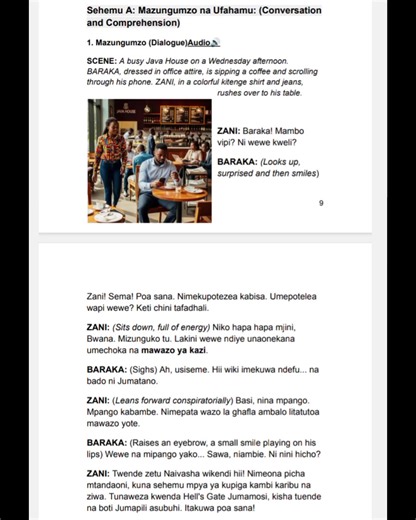 Conversational Swahili Module 1