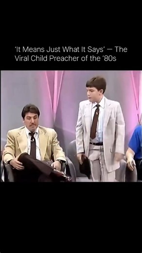 The Dispach on Instagram: "In 1988, a 10-year-old child preacher named Duffey Strode appeared on The Oprah Winfrey Show. Known for his fiery street sermons about sin and hell outside his North Carolina school, Duffey gained national attention for his intense delivery. When Oprah asked him to explain the verses he preached, his simple response became unforgettable — “It means just what it says.” Follow @thedispach for rare stories, untold history, iconic moments, and scenes that make you stop and