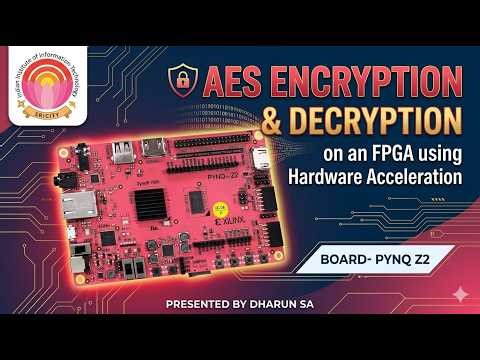 AES Encryption and Decryption on an FPGA using Hardware Acceleration