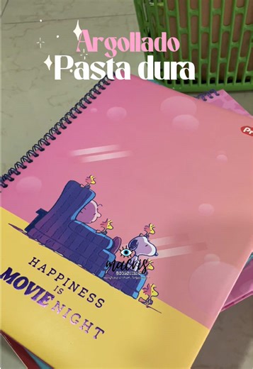 Cuadernos Argollado pasta dura de snoopy ✨🎀 #snoopy #primavera #cuadernos