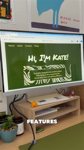 Kate Weinberg on Instagram: "Add the perfect hand drawn touches to your website using @framer ! #framerpartner #buildwithframer"