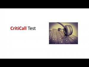 WHAT IS THE CritiCall EXAM/ CritiCall/ 911 Dispatcher