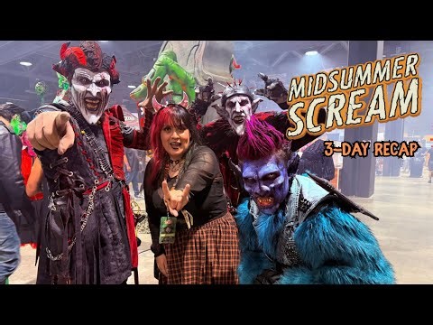 The largest Halloween and Horror Con | 3 day recap | Midsummer Scream 2025