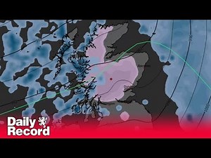 Scotland snow maps turn purple showing six inches falling as Arctic blast sweeps UK