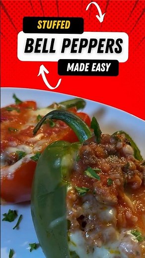 Delicious Stuffed Bell Peppers Recipe | Easy Weeknight Dinner Idea