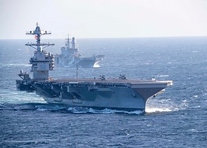 The Biggest and Most Expensive Warship Ever Built Set Off on Its First Official Voyage