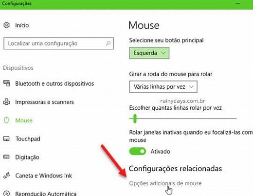 mudar o cursor do mouse no Windows - Modificar seta do mouse