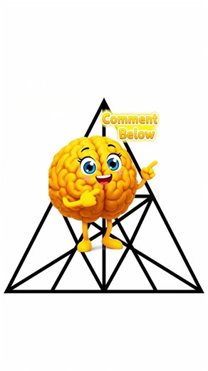 Optical Puzzle: How Many Triangles? 🔺👀 | 6 Seconds IQ