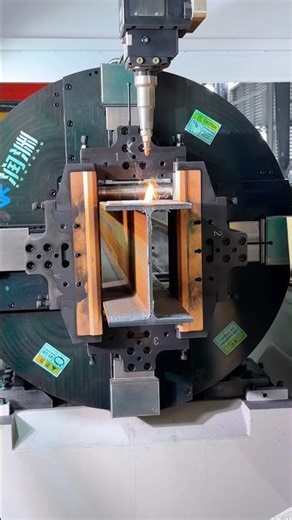 Look, how does a laser light a cigarette? #machine #productionfacility