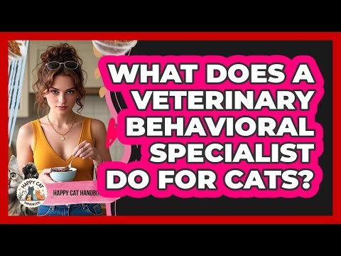 What Does A Veterinary Behavioral Specialist Do For Cats? - Happy Cat Handbook