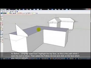SketchUp: Creating Hip Roofs