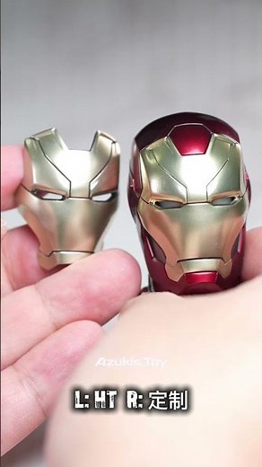 Custom Hot Toys Iron Man Mark 46 helmet plate #ironman #marvel #avengersforever #shorts #hottoys