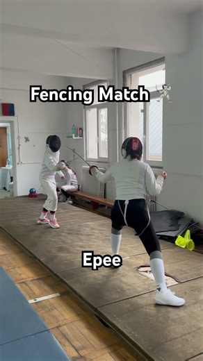 Fencing Match Epee #epee #fencing #match #sport #training