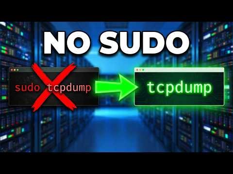 Stop Typing Sudo! Use tcpdump Without Root Permissions for Network Analysis