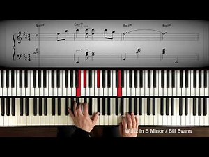 Bill Evans Trio Tunes on Solo Piano “ Waltz in B Minor ”
