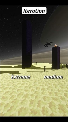 iteration extreme Vs iteration medium | Minecraft Shaders | #minecraft #shaders