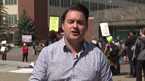 'We will fight back': WSU students protest against potential state, federal funding cuts