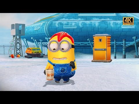 Minion Rush The Arctic Base with Starfish minion [PC 60FPS 4K]