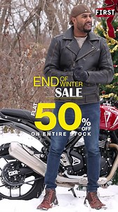 Find motorcycle jackets and vests built to last and now available at 50% off. Invest in leather gear designed for real riding conditions. | First Manufacturing Co.