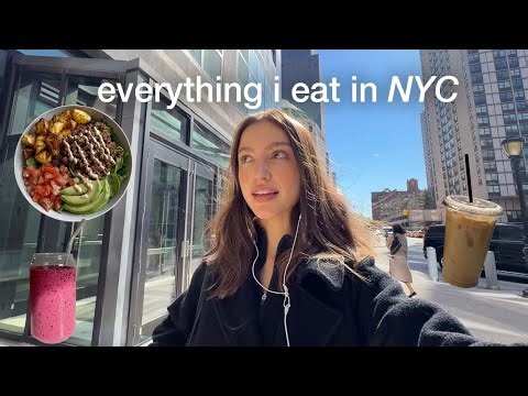 what i eat as a busy girl living in nyc | healthy & easy meals
