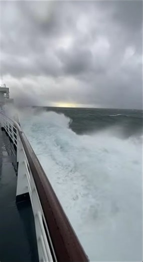 Ship Surrounded by Whirlwind Sea #CargoShip #Whirlwind #OceanVortex #AI #StormScene #viral