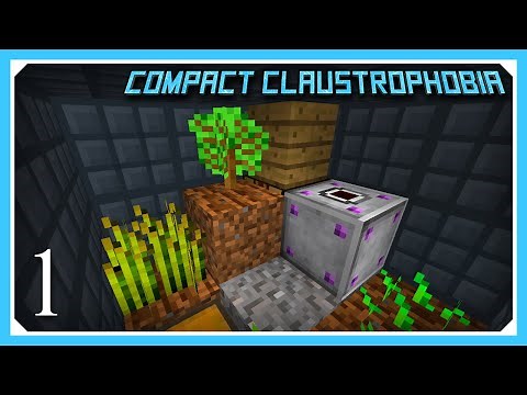 Compact Claustrophobia | Starting Compact Claustrophobia! | E01 | 1.12.2 Skyblock Modpack