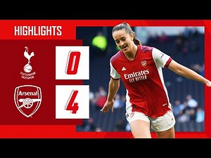 HIGHLIGHTS | Tottenham vs Arsenal (0-4) | Hennessy (2), McCabe, Patten
