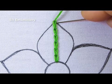 Hand Embroidery New Unique Flower Embroidery Design With Simple Easy Flower Stitch Tutorial