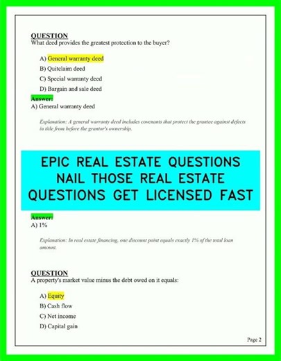 Crush Your 2026 Real Estate Exam With These Secret Practice Questions