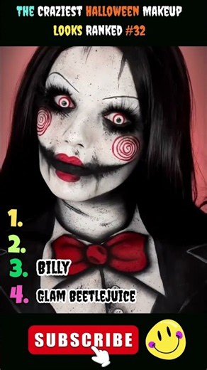 The Craziest Halloween Makeup Looks Ranked #32 #halloween #makeup