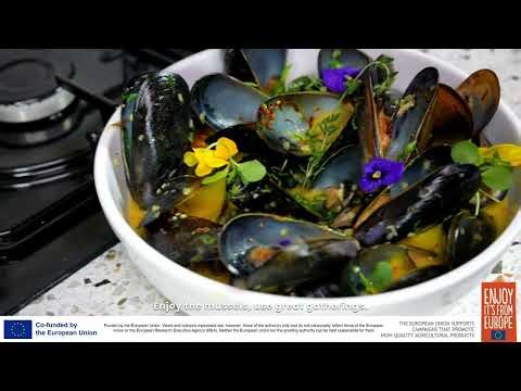 Mussels in Creamy Saffron Sauce | Elegant Mediterranean Seafood Recipe