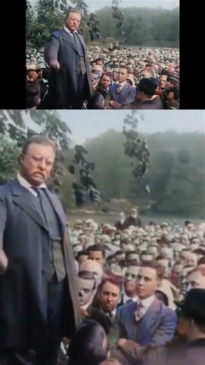🎙️ *History Recolored* | 1917 – Teddy Roosevelt Speaks to Suffragettes at Sagamore Hill