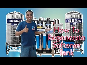 Paano maglagay ng asin sa brine tank / Regenerate Softener tank