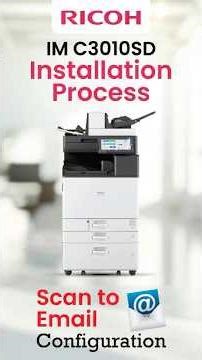 How do you set up scan to email on a Ricoh printer? 📧🖨️