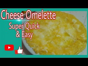 Cheese Omelette/ Simple Recipe ( Super Easy & Quick breakfast)